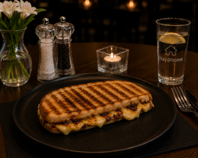 Cheese & Marmite Panini