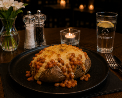 Jacket potato (with filling of your choice)
