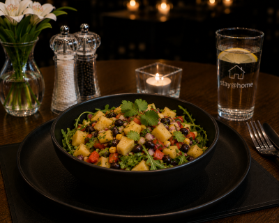 Pineapple & Black Bean Salad Bowl