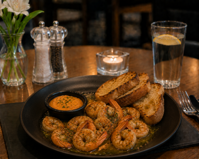 Pan-Fried King Prawns
